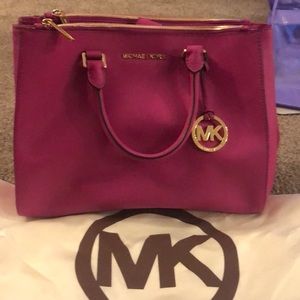 Michael Kors hot pink bag